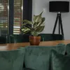 Pot en céramique rond avec soucoupe brun foncé 25 cm Voir les images du produit 18
