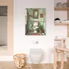 MuchoWow® - Leinwandbilder - Vintage - Toilette - Produktbild-Vorschau 6
