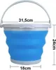 Faltbarer Eimer 10L Wassereimer Faltbar für Angler | 24 x Produktbild-Vorschau 2