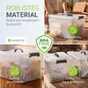 Juskys Aufbewahrungsbox mit Deckel - 4er Set Kunststoff Produktbild-Vorschau 4