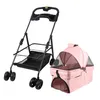 2 in 1 Hundewagen,Hundebuggy bis 15 kg mit abnehmbarem Produktbild-Vorschau 3