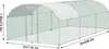 XMTECH Poulailler 3x6m métal Enclos libre Enclos libre, Voir les images du produit 2
