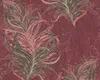 Rote Tapete mit Federn, Gold Design & Struktureffekt Produktbild-Vorschau 16