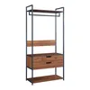 A freestanding wardrobe rack with shelves and drawers. Náhled obrázku produktu