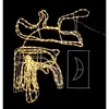 LED Rentier mit Schlitten 12m Lichtschlauch IP44 innen & Produktbild-Vorschau 5
