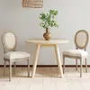 Set aus 2 Vintage-Retro-Holzstš¹hlen mit Stoffbezug, 49 x Produktbild-Vorschau 4
