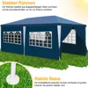 3x3m /3x6m pavilón s bočnými stenami, vodotesný, UV ochrana Náhľad obrázku produktu 6