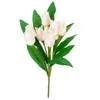 Grosser Blumenbunnenstrauss X9 Rosa Kunstblumen Produktbild-Vorschau 2