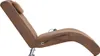 vidaXL Masážne lehátko s vankúšom Brown Suede Look Náhľad obrázku produktu 4
