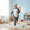 Pyjama Onesie Kigurumi Kostüm für Kinder Husky 140 Produktbild-Vorschau 4