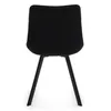 A black chair viewed from the back. Podgląd zdjęcia produktu
