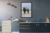 MuchoWow® Gerahmtes Poster Pferde - Schnee - Weiß 60x90 cm Produktbild-Vorschau 2