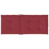 Gartenstuhlauflagen für Hochlehner 6 Stk. Weinrot 120x50x3 Produktbild-Vorschau 5