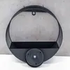 levandeo Solar Wandlampe Blumentopf Metall Schwarz - LED Produktbild-Vorschau 6