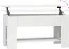 vidaXL Table basse blanche 101x49x52 cm Bois composite Voir les images du produit 8