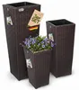CASARIA® Blumentopf 3er Set Polyrattangeflecht Übertopf Produktbild-Vorschau 1