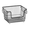 ZELLER PRESENT Vorratskorb stapelbar 33x27x21,5cm Metall Produktbild-Vorschau 1