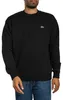 Lacoste Sweatshirt aus Baumwollfleece, Schwarz M Produktbild-Vorschau 2