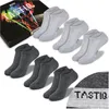 TASTIQ PREMIUM Skarpetki Stopki Męskie Szare Bawełna 6 Par Podgląd zdjęcia produktu 3