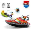 LEGO 60373 City Feuerwehrboot, Spielzeug, das im Wasser Produktbild-Vorschau 4