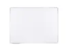 A white magnetic board with a silver aluminum frame, presented against a white background. Náhled obrázku produktu