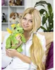 Habibi Drache grün Glücksdrache mit Hirse Kräuterfüllung Produktbild-Vorschau 2