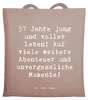 Mr. & Mrs. Panda Stoffbeutel Spruch 57. Geburtstag Jubel - Produktbild-Vorschau 1