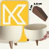 KADAX Doniczka Donica Osłonka Na Nóżkach Wkład Kwietnik Podgląd zdjęcia produktu 2