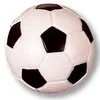 Kickerball Fussball, schwarz-weiss Produktbild-Vorschau 1