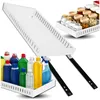 EDIBAZZAR | Bílý výsuvný organizér do skříně pro uložení Náhled obrázku produktu 4