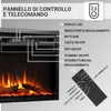 Camino elettrico BALDERIA Atalanta 72 - Camino da incasso - Anteprima dell’immagine prodotto 5