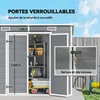 Outsunny Abri de jardin 2,54 m² cabane de jardin extérieur Voir les images du produit 4