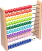 Holz-Abakus für Grundschüler, 100 bunte Kugeln für Produktbild-Vorschau 1