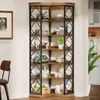 Libreria, libreria angolare da 184 cm, libreria da terra a Anteprima dell’immagine prodotto 7