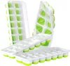 Eiswürfelform 2 Pack, Eiswürfelbehälter mit Deckel 28 Produktbild-Vorschau 1