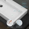 doporro Lavabo da Appoggio Rettangolare, Lavabo Bagno Anteprima dell’immagine prodotto 5