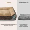 Orthopedisch hondenbed voor grote honden, wasbaar met Productafbeelding-voorbeeld 3