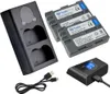 3in1 Set: 2x Akku + USB-C Doppel Akku Dual LCD Produktbild-Vorschau 1