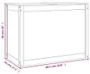 vidaXL Wäschetruhe 88,5x44x66 cm Massivholz Kiefer Produktbild-Vorschau 6