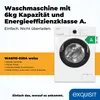 Exquisit Waschmaschine WA6110-020A weiss | 6 kg Produktbild-Vorschau 2