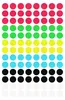 A grid of colorful circular dots arranged in rows and columns on a white background. Produktbild-Vorschau