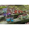 Blumentopf Übertopf Glas Teracotta Rot H 12cm Produktbild-Vorschau 2