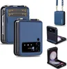 Custodia flip crossbody in pelle per Samsung Galaxy Z Flip3 Anteprima dell’immagine prodotto 1