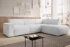 AX LIVING Canapé en L Didim L argent 292 élégant et Voir les images du produit 1