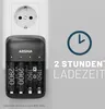 ABSINA Akku Ladegerät Set X4 für AA, AAA & 9V - Produktbild-Vorschau 5