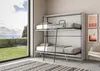 Kando-Doppelbett in weißer Esche Klappbett Produktbild-Vorschau 3