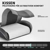 Gaming-Stuhl ergonomisch, Lendenstütze, Kunstleder, bequem, Produktbild-Vorschau 4