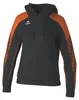 Erima Evo Star Hoody Schwarz/Orange - 40 Produktbild-Vorschau 1