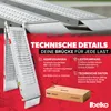 Belko® 2X Faltbare Auffahrrampe 400 kg | 180x23 cm | Produktbild-Vorschau 6