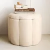 Petite Amélie Sitzhocker mit Stauraum Fleur XL - Beige Produktbild-Vorschau 1